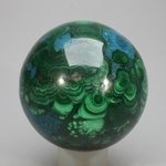 SUPERB Chrysocolla & Malachite Crystal Sphere ~45mm