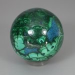 Chrysocolla & Malachite Crystal Sphere ~5.3cm