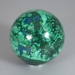 Chrysocolla & Malachite Crystal Sphere ~54mm