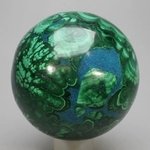 Chrysocolla & Malachite Crystal Sphere ~56mm