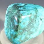 Chrysocolla and Malachite Polished Stone ~35mm