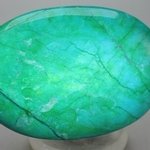 Chrysocolla Howlite Palmstone (Extra Grade) ~70x50mm