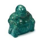 Chrysocolla Howlite Sitting Buddha Statue