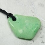 Chrysoprase Pendant & Wax Cotton Cord ~mm