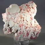 Cinnabar in Opal Natural Slice ~70mm