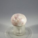 Cinnabar in Quartz Tumblestone ~24mm