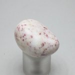 Cinnabar in Quartz Tumblestone ~26mm