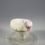 Cinnabar in Quartz Tumblestone ~30mm