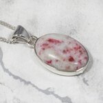 Cinnabite 925 Silver Pendant ~18mm