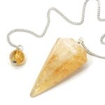 Citrine Crystal Pendulum