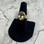 Citrine Oval 925 Sterling Silver Ring~8 US / Q UK