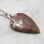 Crazy Lace Agate Gemstone Pendant ~37mm