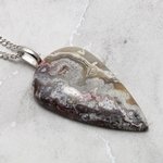 Crazy Lace Agate Gemstone Pendant ~40mm