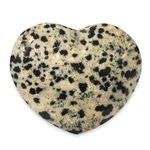 Dalmation Jasper Crystal Heart ~45mm