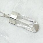 Danburite Healing Crystal 925 Silver Pendant ~32mm