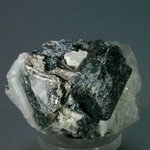 Dark Green Tourmaline in Quartz ~40mm