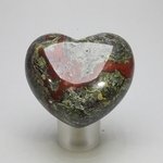 Dragons Blood Crystal Heart ~45x39mm