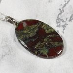Dragon's Blood Jasper Pendant ~36mm