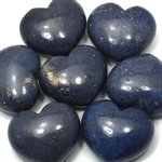 Dumortierite Crystal Heart ~45mm