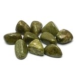 Epidote in Quartz Tumble Stone (20-25mm)