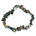 Fancy Jasper Gemstone Chip Bracelet