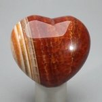 Fire Agate Crystal Heart ~45mm