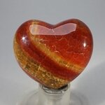 Fire Agate Crystal Heart ~45mm