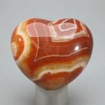 Fire Agate Crystal Heart ~46mm