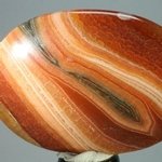 Fire Agate Palmstone (Extra Grade) ~70x50mm