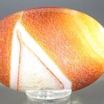Fire Agate Palmstone (Extra Grade) ~70x50mm