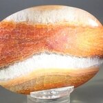 Fire Agate Palmstone (Extra Grade) ~70x50mm