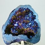 Flame Aura Quartz Crystal Geode ~60mm