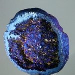 Flame Aura Quartz Crystal Geode ~69mm
