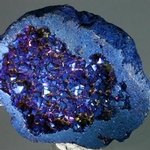 Flame Aura Quartz Crystal Geode ~76mm