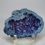Flame Aura Quartz Geode ~73x52mm
