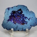 Flame Aura Quartz Geode ~79x57mm