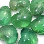 Fluorite Crystal Heart ~45mm