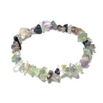 Fluorite Gemstone Chip Bracelet