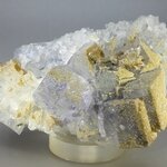 Fluorite with Calcite Healing Crystal ~82mm