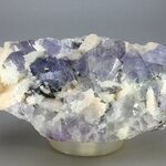 Fluorite with Calcite Healing Crystal ~93mm
