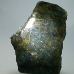 Free Standing Labradorite (Part Polished) ~112x84mm