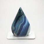 Free Standing Polished Agate - Blue ~80x50mm