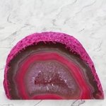 Free Standing Polished Agate - Pink   ~13 x 8cm