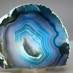 Free Standing Polished Agate - Turquoise ~80 x 90mm