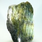 Free-standing Labradorite (Part Polished) ~124x82mm