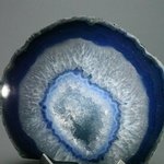 Freestanding Polished Agate - Blue ~95x95mm