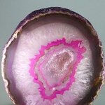 Freestanding Polished Agate - Pink ~8.4 x 8.8cm