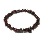 Garnet Gemstone Chip Bracelet