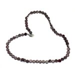 Garnet Gemstone Crystal Necklace with clasp - 18 Inches