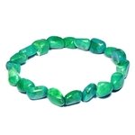 Gemini Birthstone Bracelet - Chrysocolla Howlite